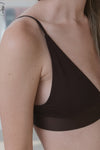 BASERANGE Bamboo fiber and cotton without steel ring wide brim bra series collection soft underwear France BAS-BRTR-BL-000-TACTILE BRTR1